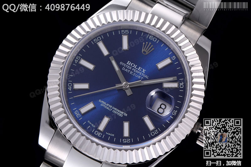 【NOOB厂终极版】劳力士Rolex日志型系列蓝盘腕表116334