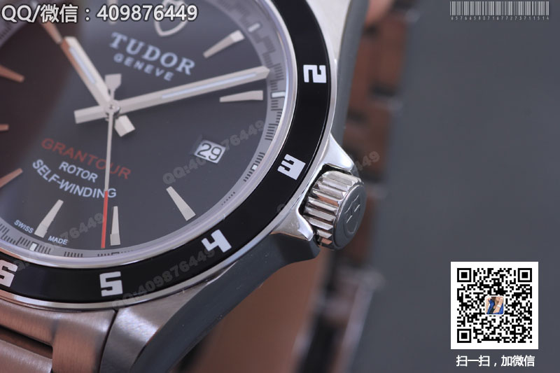 帝舵GRANTOUR系列20500N-95730黑盘腕表