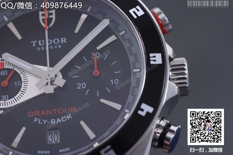 帝舵GRANTOUR系列20550N-95730黑盘自动机械腕表