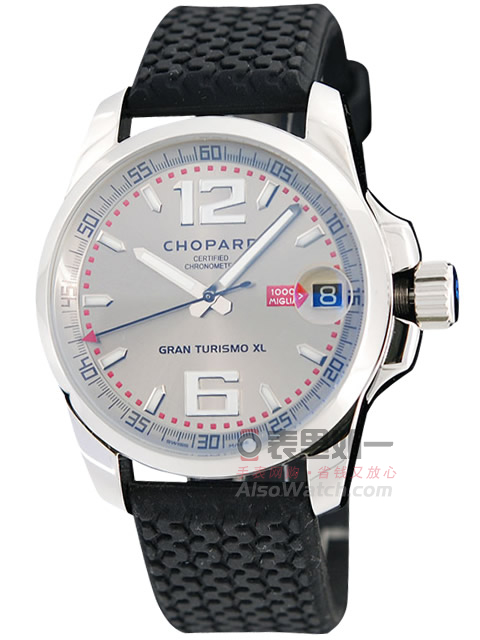 萧邦Chopard F1方程式赛车计时机械背透男士腕表