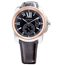 【一比一】卡地亚CALIBRE DE CARTIER系列W7100039黑色表盘男士手表